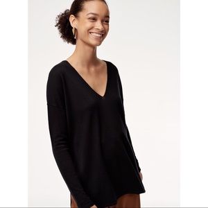 Aritzia Sweaters - Aritzia Babaton Wool Blend Ballet neck sweater Aritzia Sweaters - Aritzia Babaton Wool Blend Ballet neck sweater